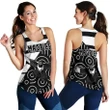 Western Suburbs Magpies Women's Racerback Tank Simple Indigenous A7