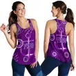 Fremantle Women's Racerback Tank Indigenous Freo Country Style A7