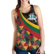 Lithuania Women's Racerback Tank , Lithuania Coat Of Arms with Flag Color , BN18