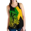 Jamaica Lion Flag And Coat Of Arm Women's Racerback Tank