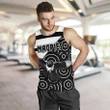 Western Suburbs Magpies Men's Tank Top Simple Indigenous A7