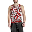 Polynesian Maori Ethnic Ornament Red Men's Tank Top