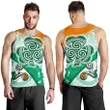 Ireland Celtic Men's Tank Top - Ireland Shamrock With Celtic Patterns - BN23