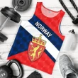 Norway Men Tank Top Sporty Style K8