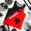 Albania Men Tank Top Red Braved Version K12
