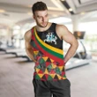 Lithuania Men's Tank Top - Lithuania Coat Of Arms with Flag Color - BN18