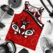 Canada Day Men's Tank Top - Haida Maple Leaf Style Tattoo Red A02
