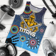 Naidoc Titans Men Tank Top Gold Coast Aboriginal A7