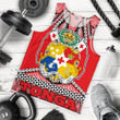 Tonga Polynesian Men's Tank Top ,Coat of Arms ,