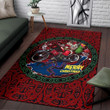 Isle of Man Tourist Trophy races Area Rug - Merry Christmas Special Version