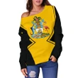 The Bahamas In My Heart Off Shoulder Sweater K7
