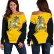 The Bahamas In My Heart Off Shoulder Sweater