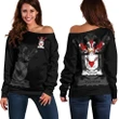 Yeoman Family Crest Women's Off Shoulder Sweater