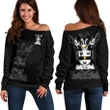 Yuille Family Crest Women's Off Shoulder Sweater