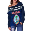 Guam Polynesian Women Off Shoulder Sweater , Vibes Version K8