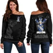 Wyld Family Crest Women's Off Shoulder Sweater