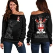 Yetts Family Crest Women's Off Shoulder Sweater