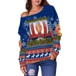 Norway Viking Ship Christmas Women's Off Shoulder Sweater TH4