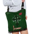 Wales Boho Handbag - Wales Cymru Celtic Cross - BN25