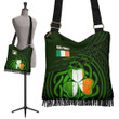 Ireland Boho Handbag - Ireland Symbol With Celtic Patterns - BN25