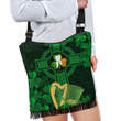 Ireland Crossbody Boho Handbag - Celtic Cross & St.Patrick's Day Symbol - BN25