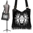 Celtic Wicca Boho Handbags  - Sun & Moon Mandala - BN22