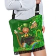 Ireland Celtic Boho Handbag - Happy Leprechaun - BN23