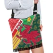 Celtic Wales Boho Handbag - Cymru Dragon and Daffodils - BN21