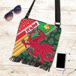 Celtic Wales Boho Handbag , Cymru Dragon and Daffodils , BN21