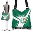 (Custom Text) Ireland Rugby Personalised Boho Handbag - Irish Rugby - BN23