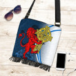 Scotland Boho Handbag - Scottish Lion With Celtic Cross - BN12