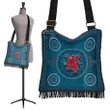 Scotland Celtic Boho Handbag - Celtic Compass With Scottish Lion - BN23