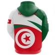 1sttheworld Algeria - Tunisia Hoodie Active Flag A10