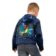 Scotland Highlander Men with Traditional Bagpipes Hoodie Kid - BN21