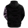 Polynesian Hoodie Tattoo Style Pastel Pink A7