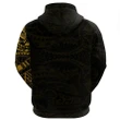 Polynesian Hoodie Tattoo Style Golden A7