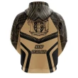 New Zealand Coat Of Arms Polynesian Hoodie  - Gold