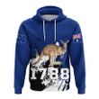 Australia Kangaroo Flag Hoodie Spaint Style J8W