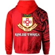 Kolisi Tonga Hoodie Half Polynesian Style A7