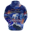 (Custom Personalised) Western Hoodie Bulldogs Indigenous Naidoc Heal Country! Heal Our Nation, Custom Text And Number A7