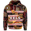 (Custom Personalised) Parramatta Eels Hoodie Aboriginal Tribal Style Black A7