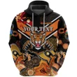 (Custom Personalised) Wests Hoodie Tigers Indigenous Naidoc Heal Country! Heal Our Nation Black A7