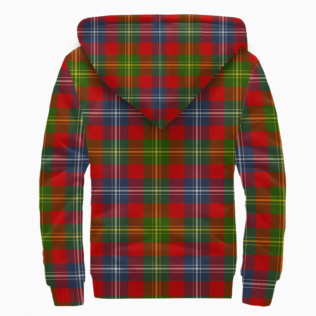 1stScotland Clothing - Forrester Tartan Sherpa Hoodie A7