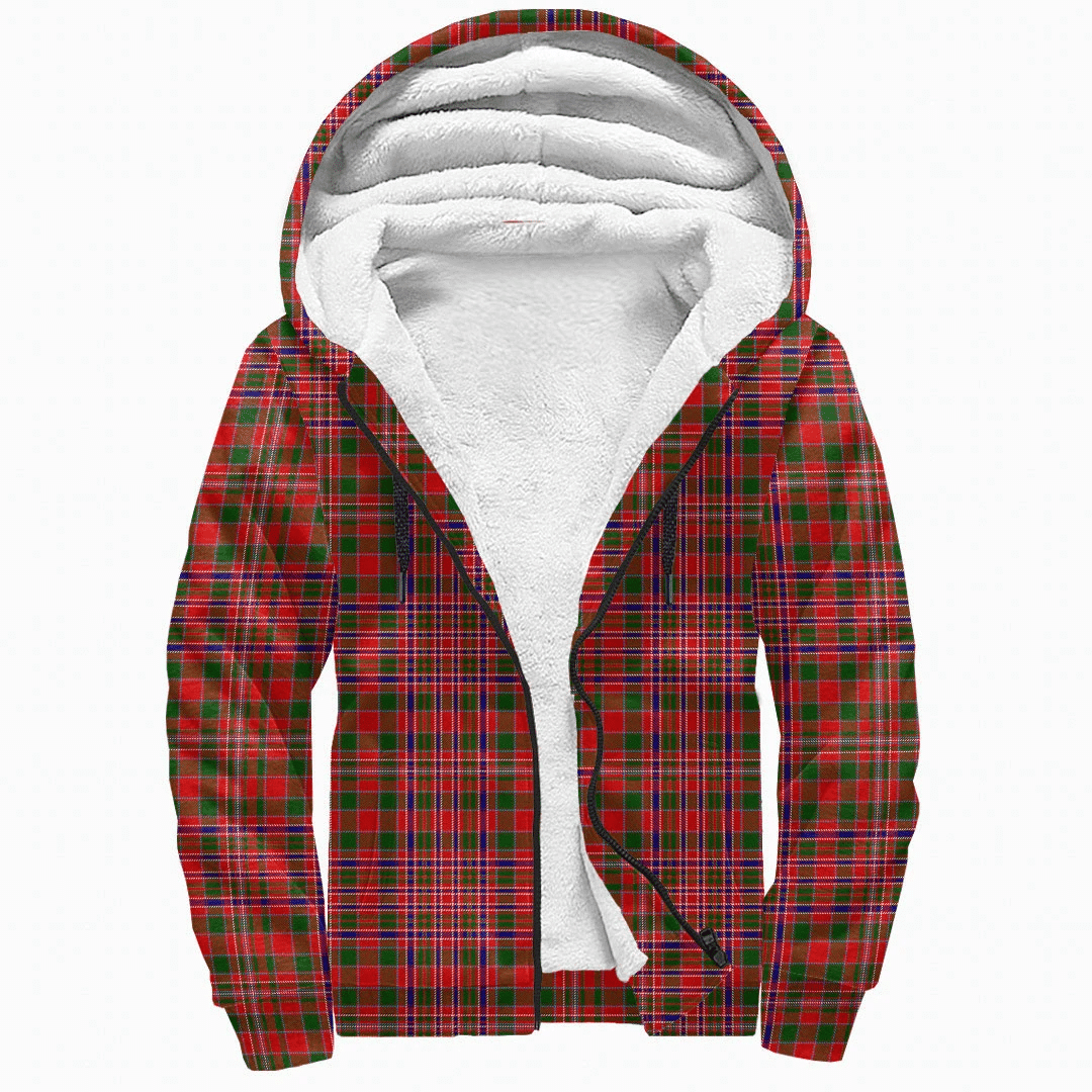 1stScotland Clothing - MacAlister Modern Tartan Sherpa Hoodie A7