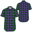 1sttheworld Shirt - Elphinstone Tartan Short Sleeve Shirt A7 | 1stScotland.com