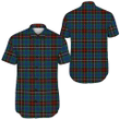 1sttheworld Shirt - Fraser Hunting Ancient Tartan Short Sleeve Shirt A7 | 1stScotland.com