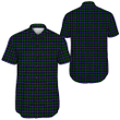 1sttheworld Shirt - Russell Modern Tartan Short Sleeve Shirt A7 | 1stScotland.com