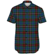 1sttheworld Shirt - Fraser Hunting Ancient Tartan Short Sleeve Shirt A7