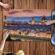 Italy Jigsaw Puzzle Beautiful Sunset Over Cathedral of Santa Maria del Fiore (Duomo)