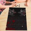 Vikings Premium Wood Jigsaw Puzzle (Vertical) - Odin's Ravens Tattoo Style Blood